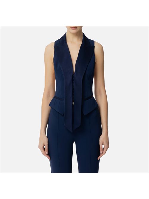 gilet woman blue ELISABETTA FRANCHI | GL00251E2/DC8